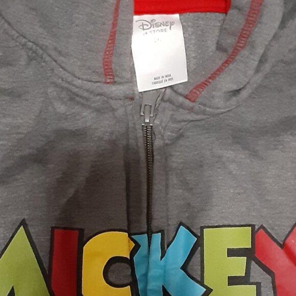 Disney Store Mickey Mouse Fleece Full Zip Hooded Jacket Womens Size 2x - Picture 3 of 3